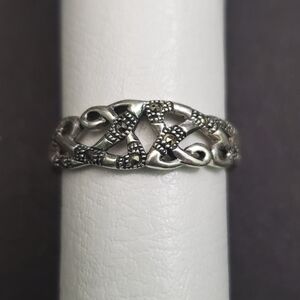 Solvar Sterling Silver Celtic Ring Size 9
